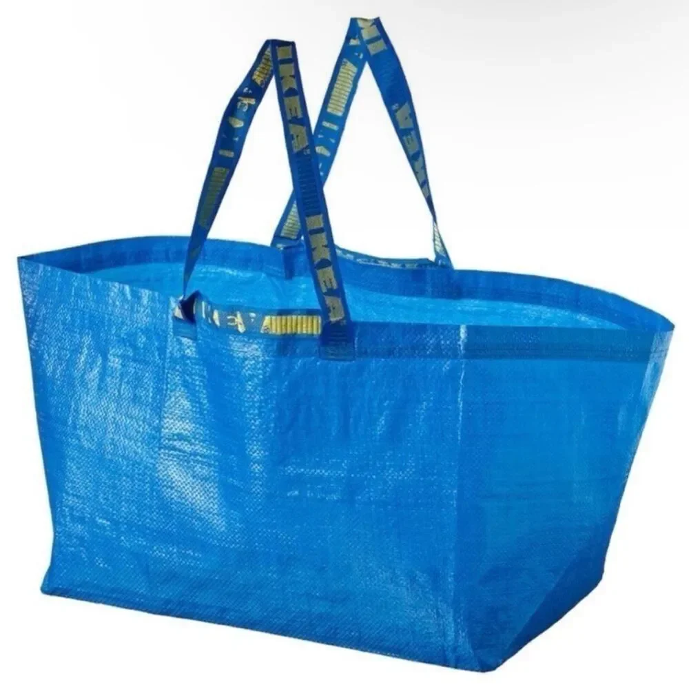 IKEA (Set of 10) NWT Frakta Shopping Bag Large Size Sturdy Grocery Laundry